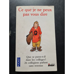 Ce que je ne peux pas vous dire