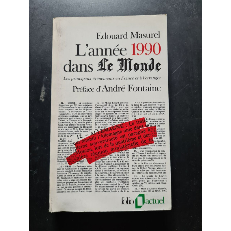 L'année 1990 dans Le Monde