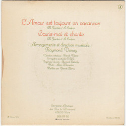 L'amour Est Toujours En Vacances / Souris-moi Et Chante