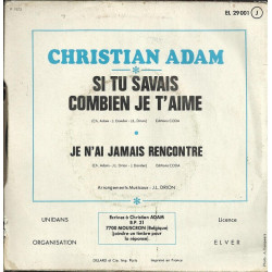 Si Tu Savais Combien Je T'aime