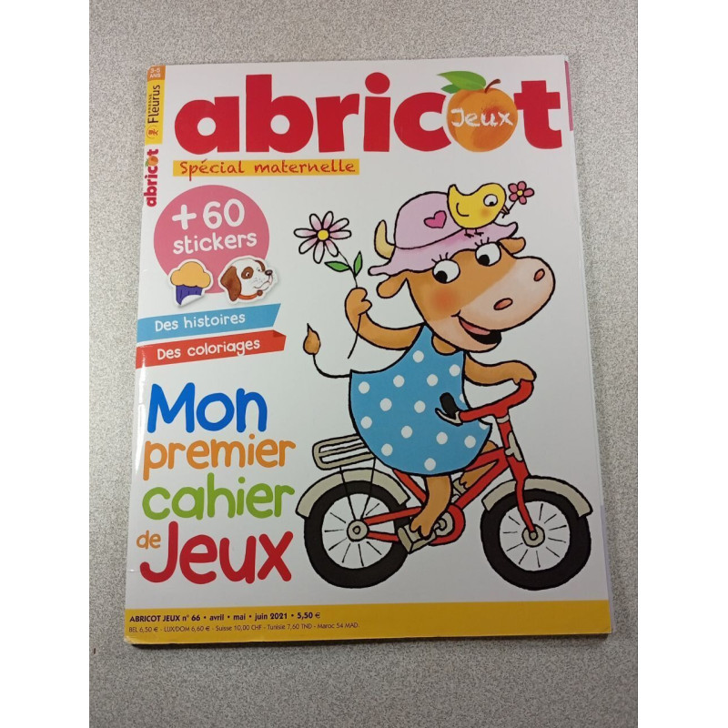 Abricot Jeux n°66 Mon premier cahier de jeux
