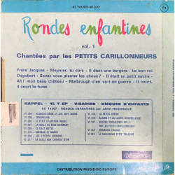 Rondes Enfantines Vol.1