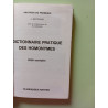 Dictionnaire pratique des homonymes