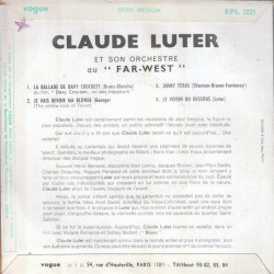 Claude Luter Et Son Orchestre Au "Far West"
