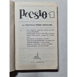 Poésie nº 21 la nouvelle poesie française