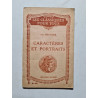 Caractères et portraits