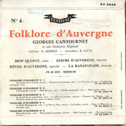 Folklore D'Auvergne N°4