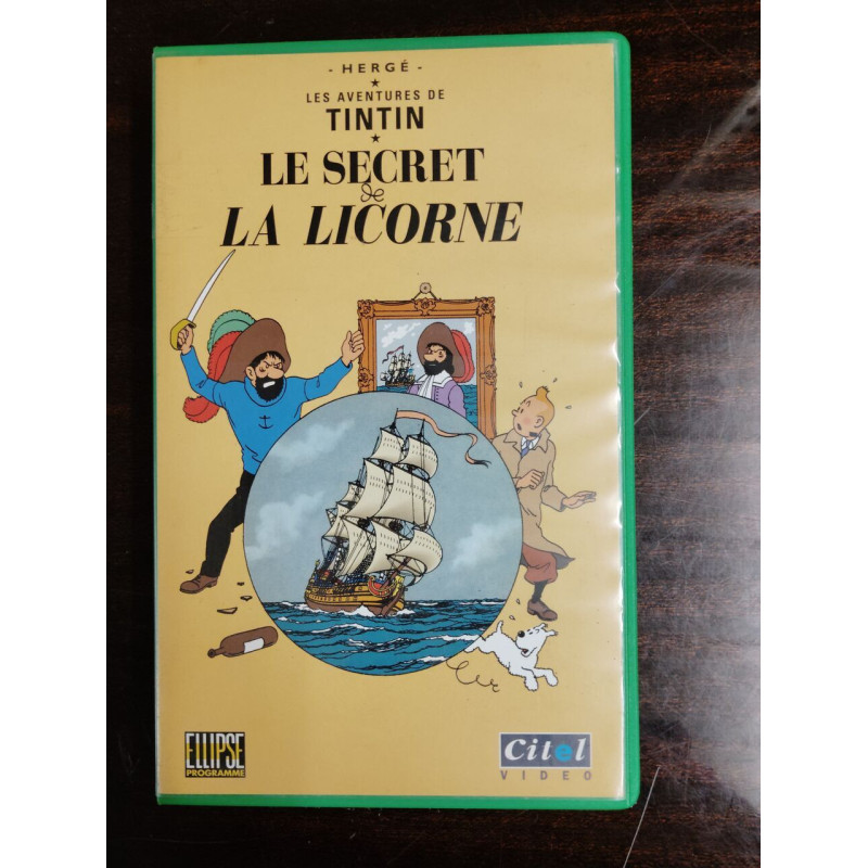 VHS - Les Aventures de Tintin Le Secret de la Licorne