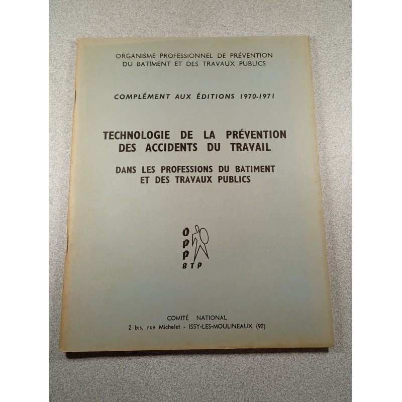 Technologie de la prévention des accidents du travail dans les...