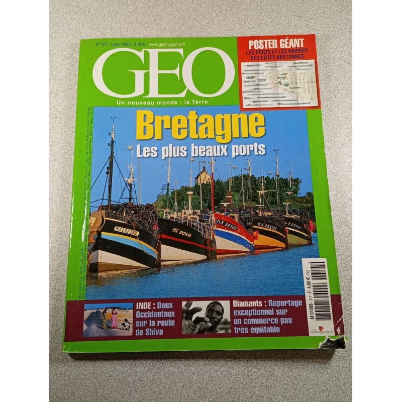 GEO n°317 Bretagne. Les plus beaux ports