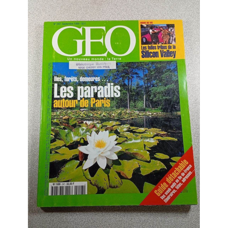 GEO n°247 Les paradis autour de Paris