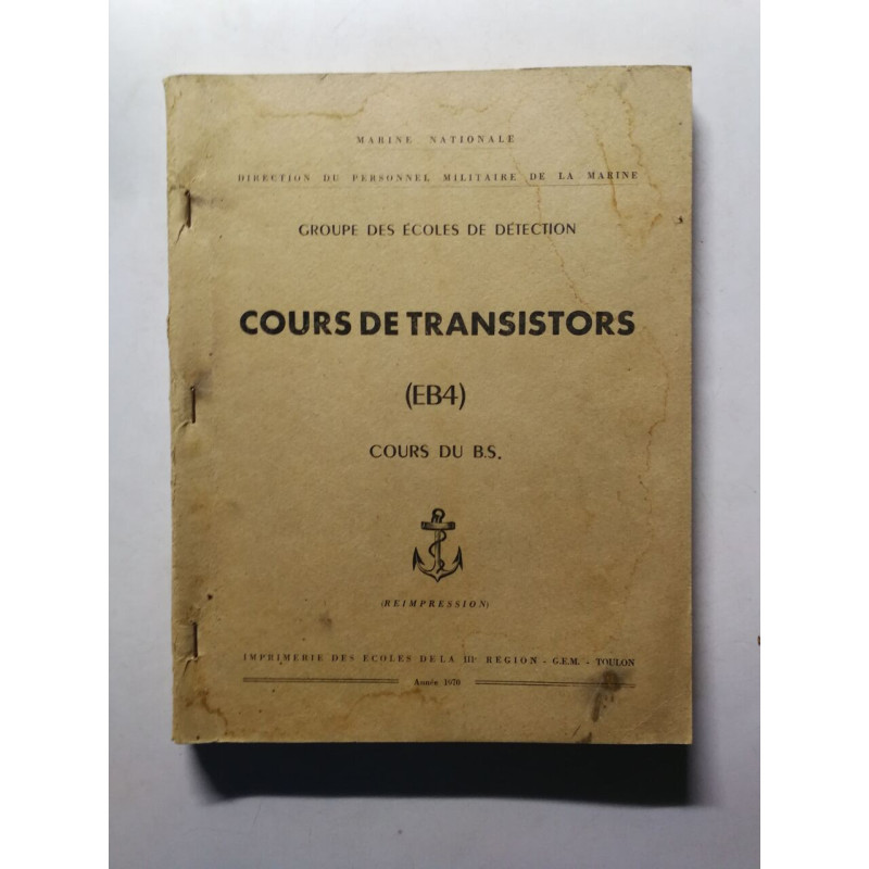 Group des ecoles de detection Cours de transistors