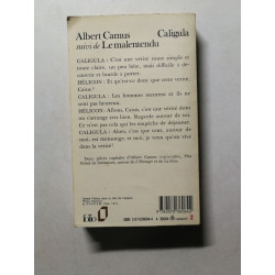 Caligula suivi de Le malentendu