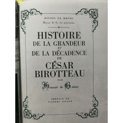 Histoire de la grandeur et de la décadence de César Birotteau