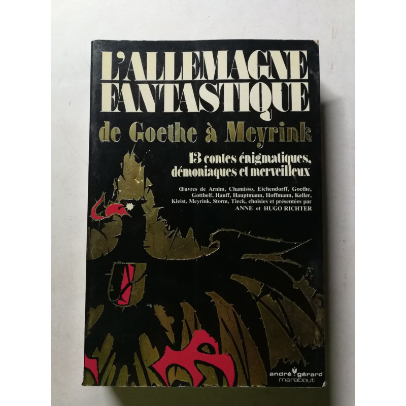L'Allemagne fantastique de Goethe à Meyrink