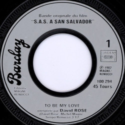 Bande Originale Du Film "S.A.S. A San Salvador"