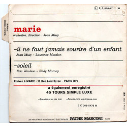 Soleil / Il Ne Faut Jamais Sourire D'Un Enfant