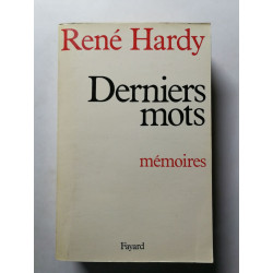 Derniers mots
