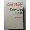 Derniers mots