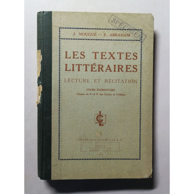 Les Textes Littéraires