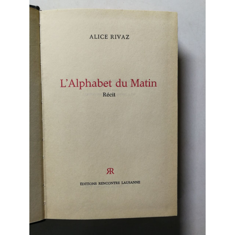 L'Alphabet du Matin