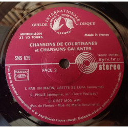 Chansons de Courtisanes