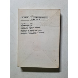 Histoire de la littérature française au XXe siècle t. 2
