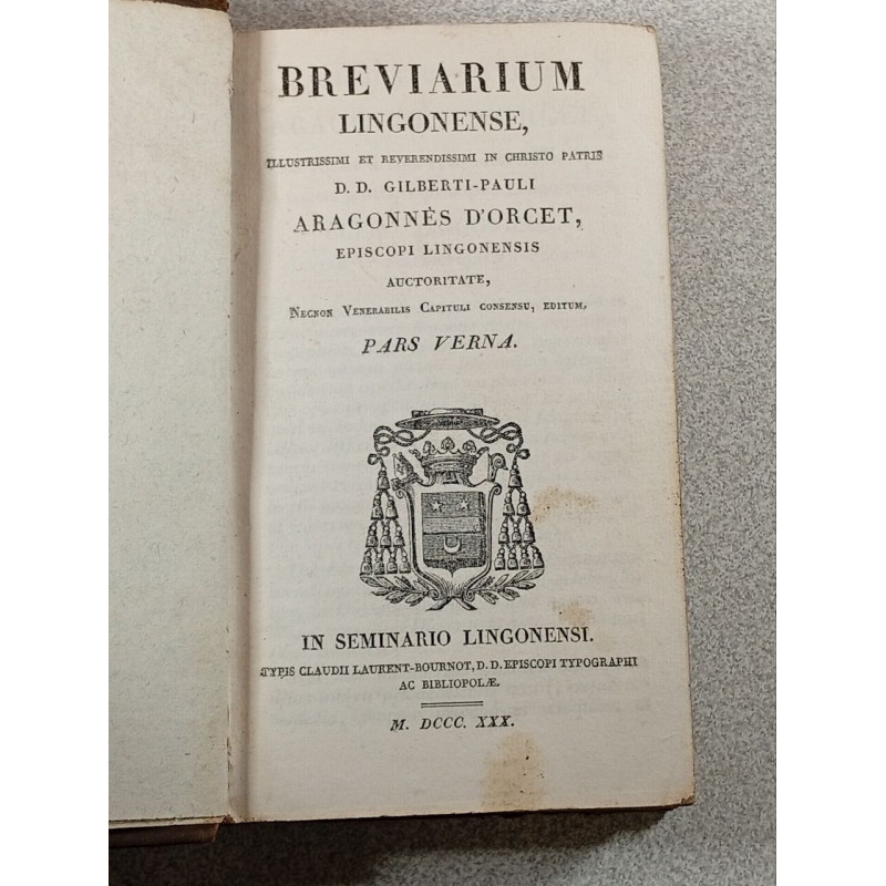 Breviarium Lingonense Pars Verna