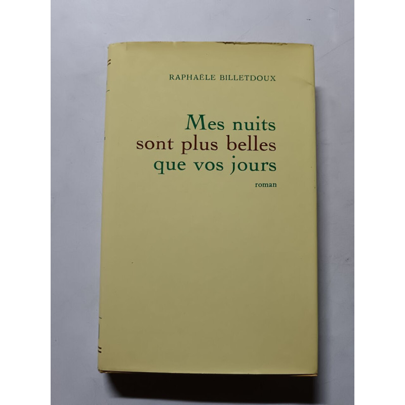 Mes nuits sont plus belles que vos jours