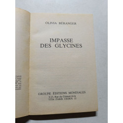 Impasse des glycines