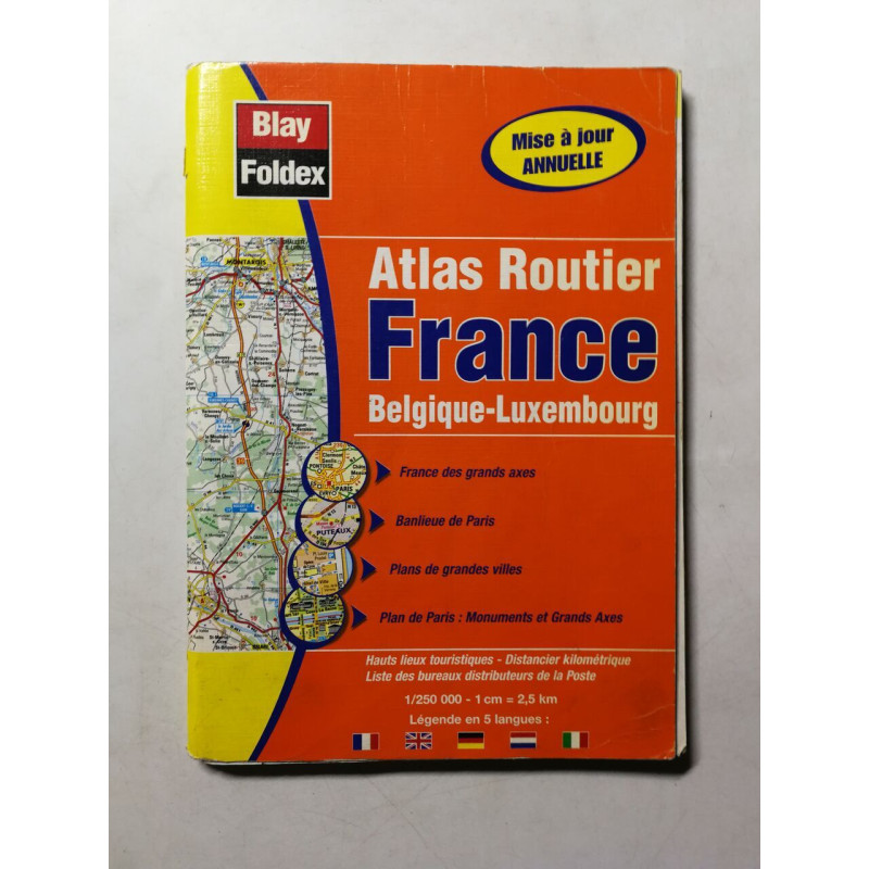 Atlas Routier France Belgique-Luxembourg
