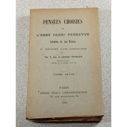 Pensées choisies de l'abbe henri perreyve