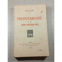 Montaigne et ses trois premiers-nés