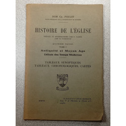 Histoire de l'église Tome I: Antiquité et moyen âge débuts des...