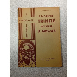 La Sainte Trinité Mystère d'Amour