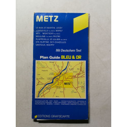 Metz plan guide bleu e or