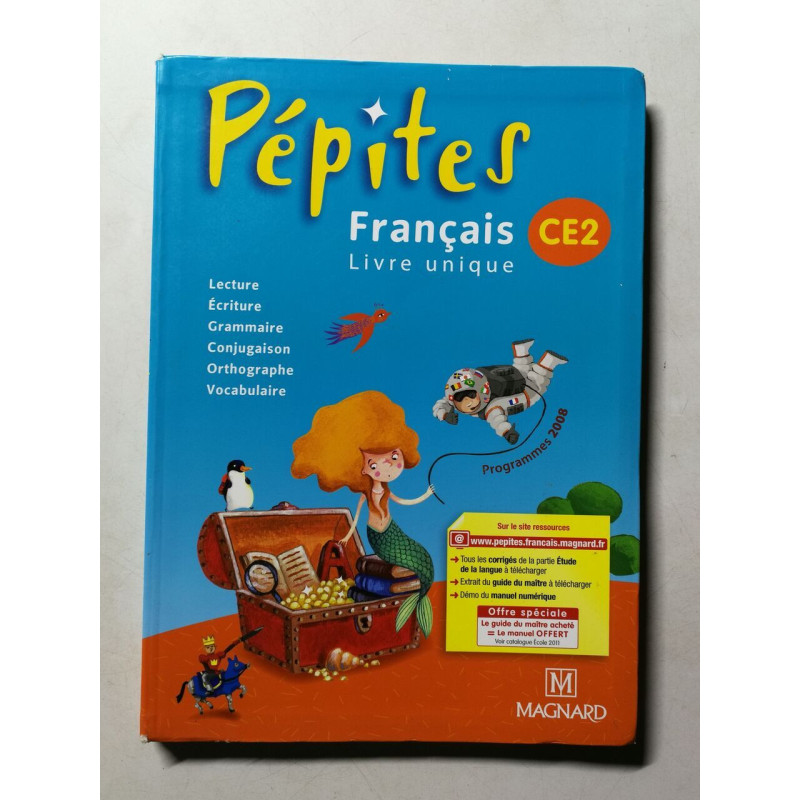 Pépites Français CE2 français livre unique