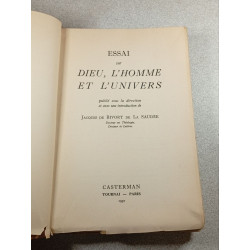 Essai sur Dieu l'Homme et l'Univers