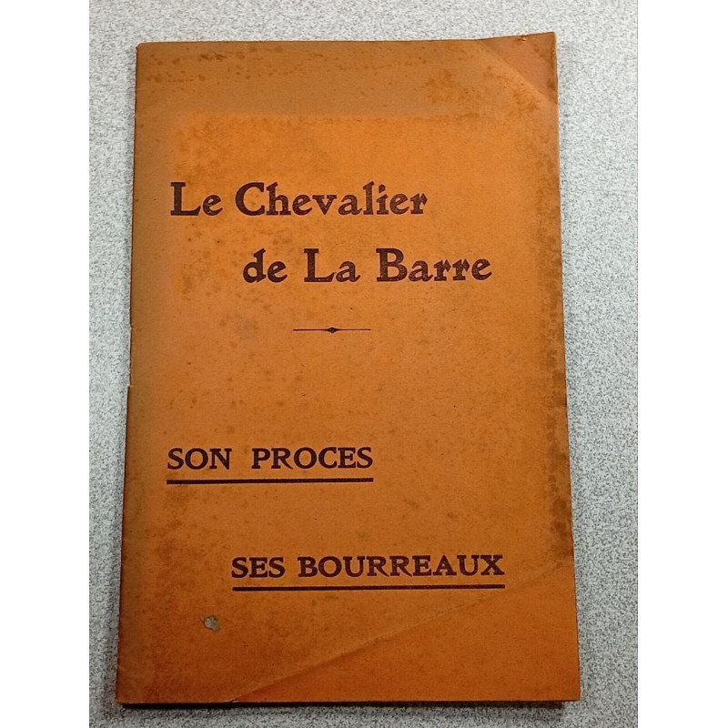 Le Chevalier de La Barre
