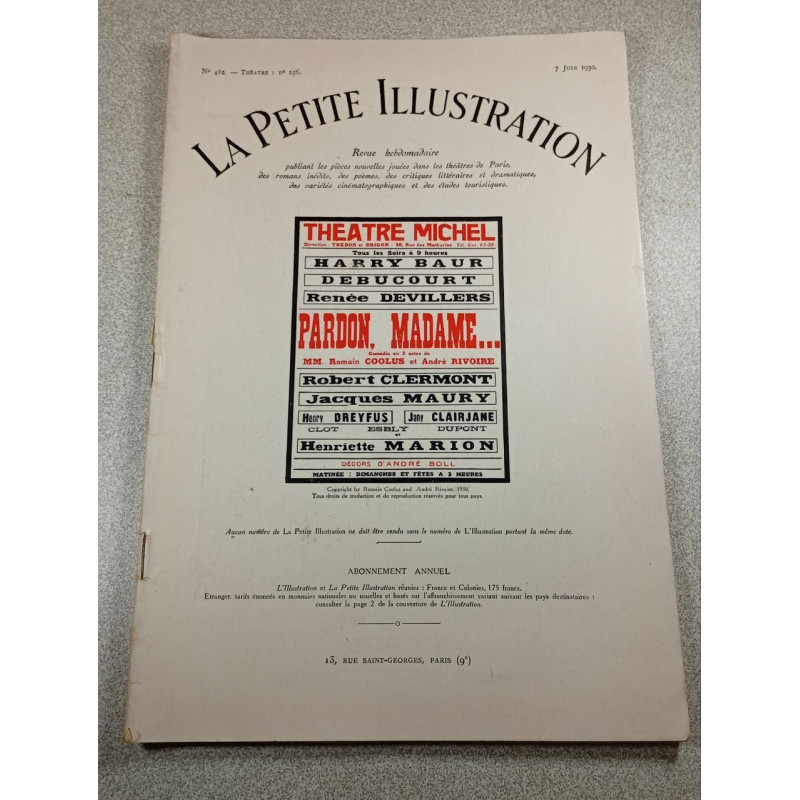 La Petite Illustration n°482