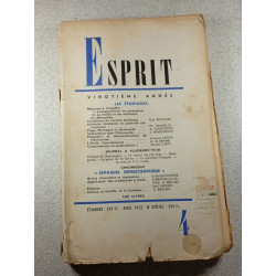Esprit vingtième année - 4