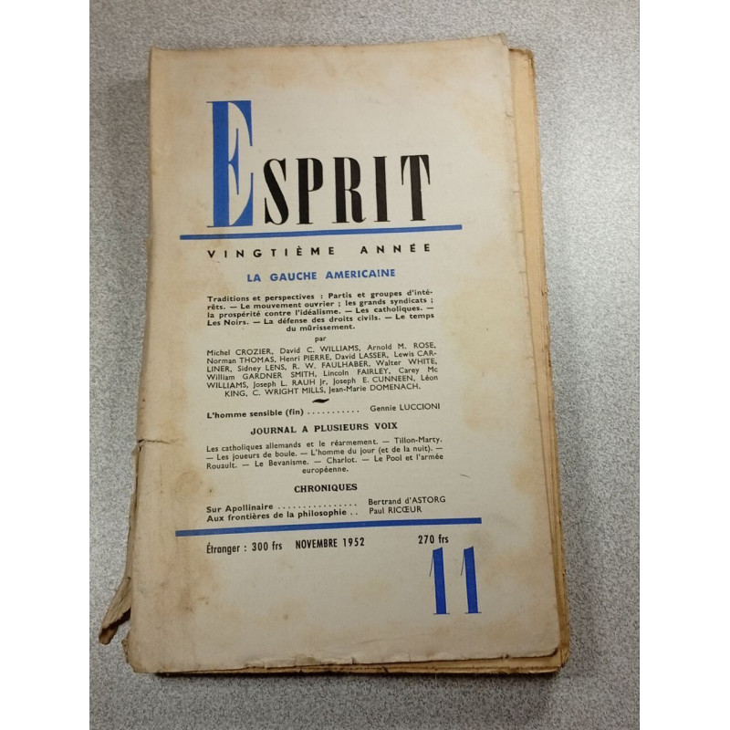Esprit vingtième année - 11