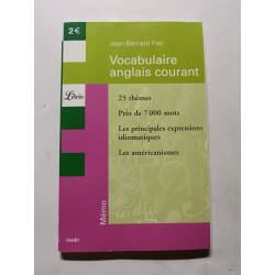 Vocabulaire anglais courant