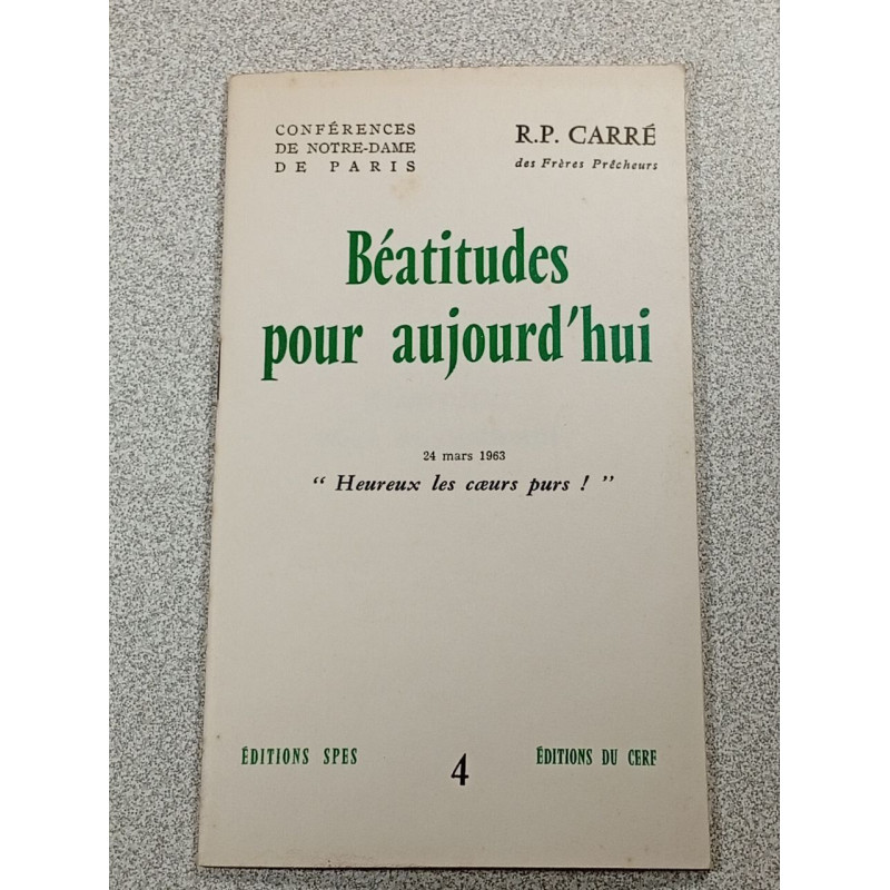 Béatitudes pour aujourd'hui 24 mars 1963 - 4