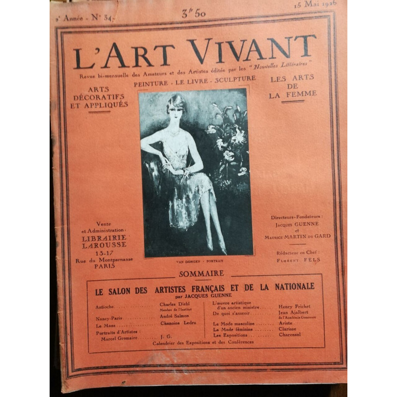 L'Art Vivant nº 34 - 1926