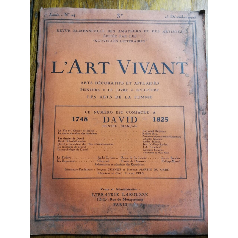 L'Art Vivant nº 24 - 1925