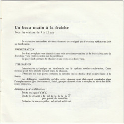 Chants Et Rythmes Vol. 6 Un Beau Matin A La Fraîche