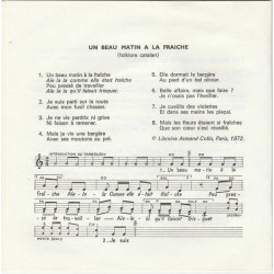 Chants Et Rythmes Vol. 6 Un Beau Matin A La Fraîche