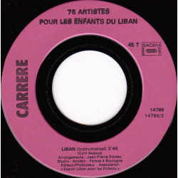 75 Artistes Pour Les Enfants Du Liban