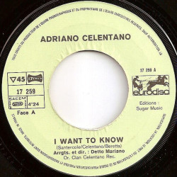I Want To Know